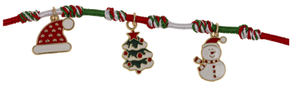 Textile bracelet, X-Mas Charms,
