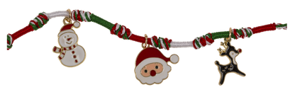 Textile bracelet, X-Mas Charms,