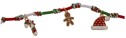 Textile bracelet, X-Mas Charms,