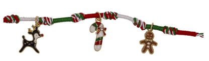 Textile bracelet, X-Mas Charms,