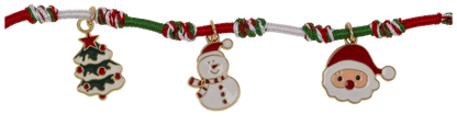 Textile bracelet, X-Mas Charms,