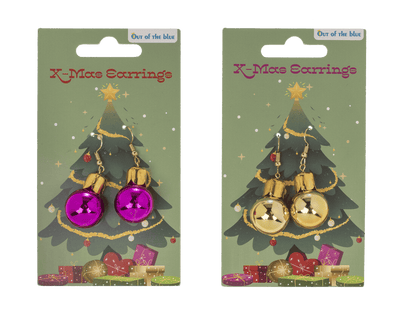 Earrings, X-Mas pendant,