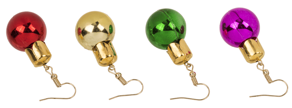 Earrings, X-Mas pendant,