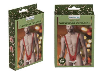 Man Swimsuit, Christmas Mankini,