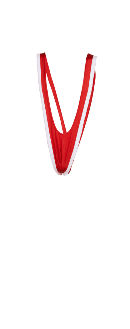 Man Swimsuit, Christmas Mankini,