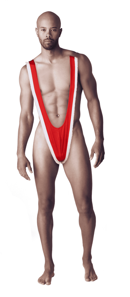 Man Swimsuit, Christmas Mankini,