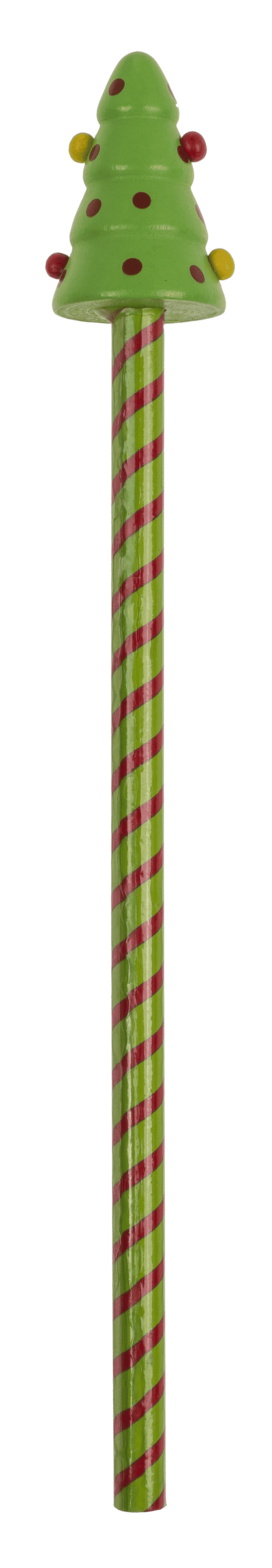 Wooden Pencil, Christmas, approx. 2,2 x 21 cm,