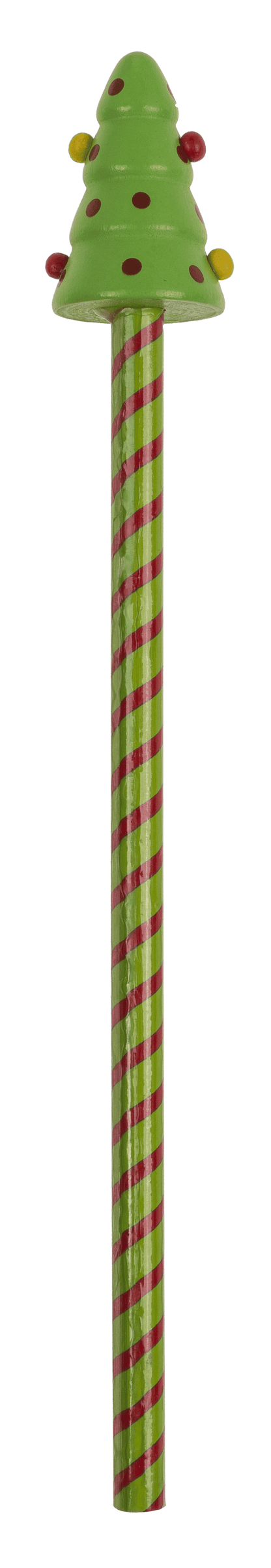 Wooden Pencil, Christmas, approx. 2,2 x 21 cm,
