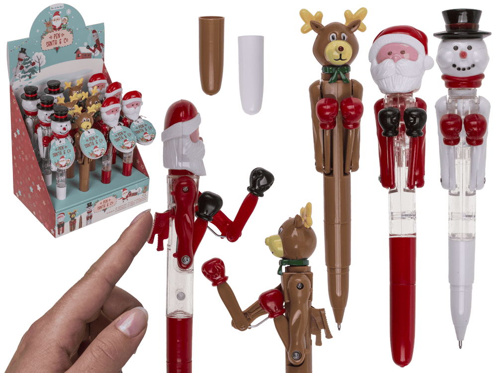 Pen,Santa & Co.,  ca. 18 cm, 3 ass., with
