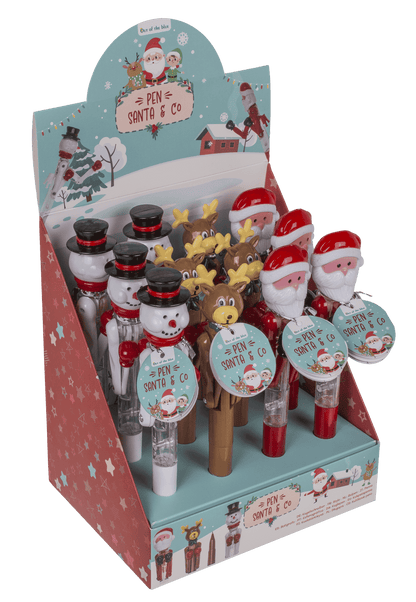 Pen,Santa & Co.,  ca. 18 cm, 3 ass., with