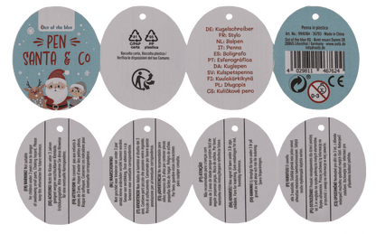 Pen,Santa & Co.,  ca. 18 cm, 3 ass., with