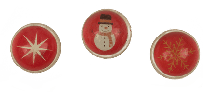 Plastic pen with bouncing ball, X-mas,