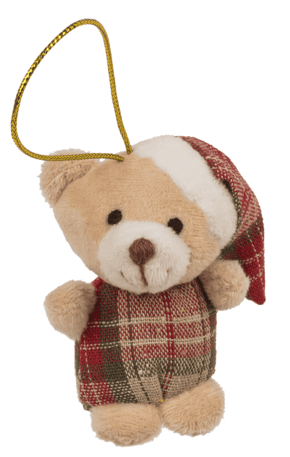 Xmas Plush with hanging string, 8 cm,