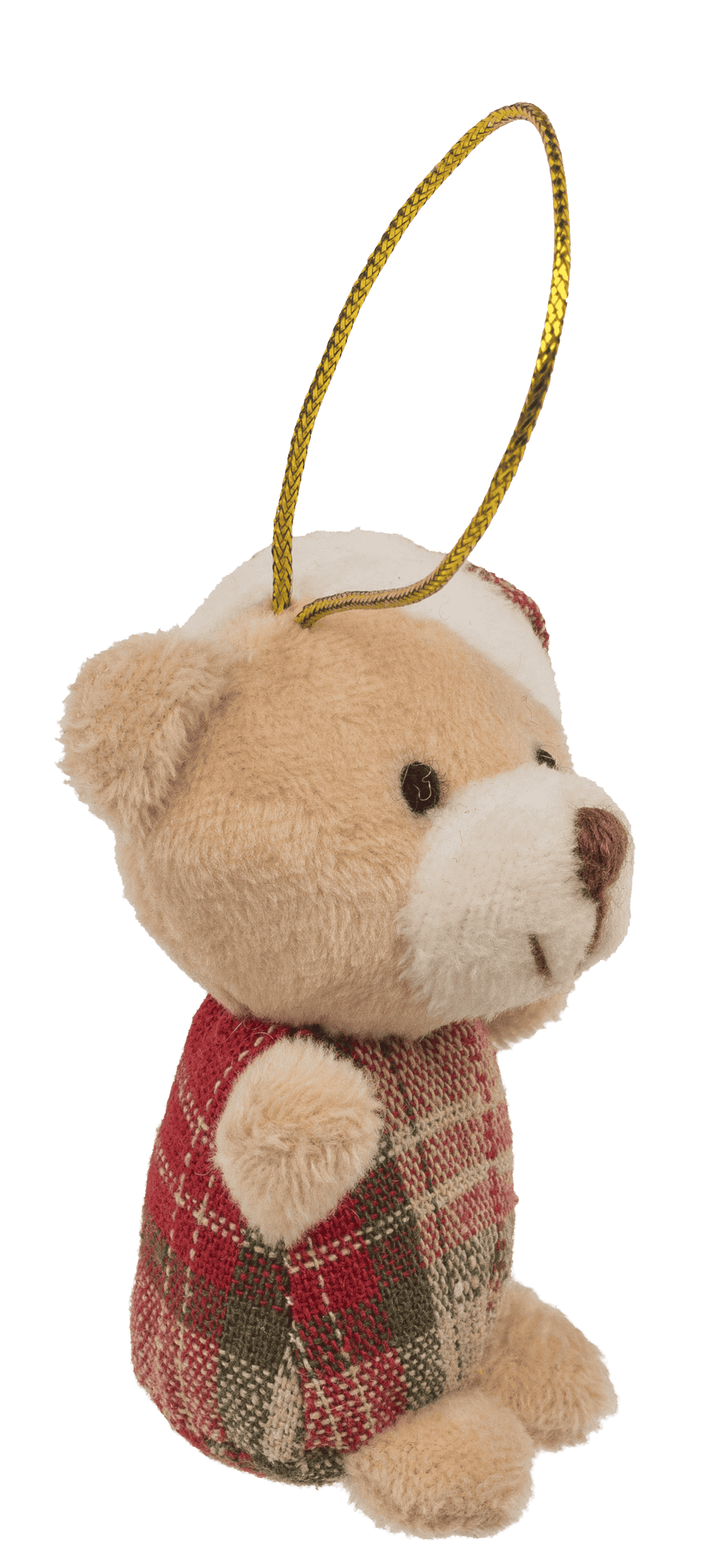 Xmas Plush with hanging string, 8 cm,