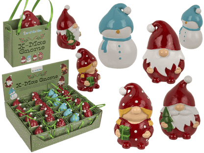 Gnome , X-Mas, in paper bag with design,