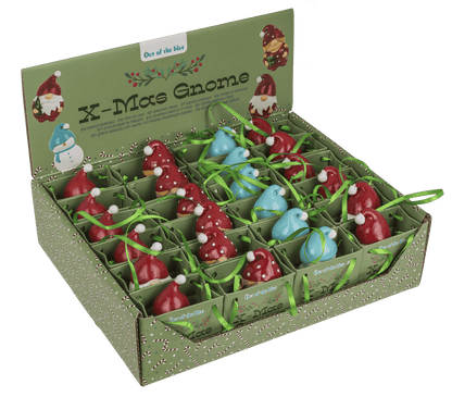 Gnome , X-Mas, in paper bag with design,