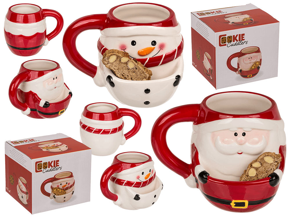 Dolomite Mug, Cookie Cuddler, Christmas,
