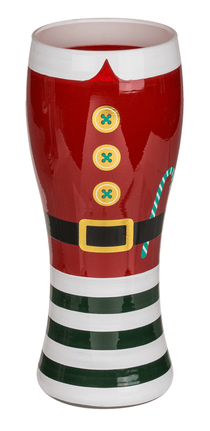 Beer glass, Santa Costume, for ca. 460 ml,