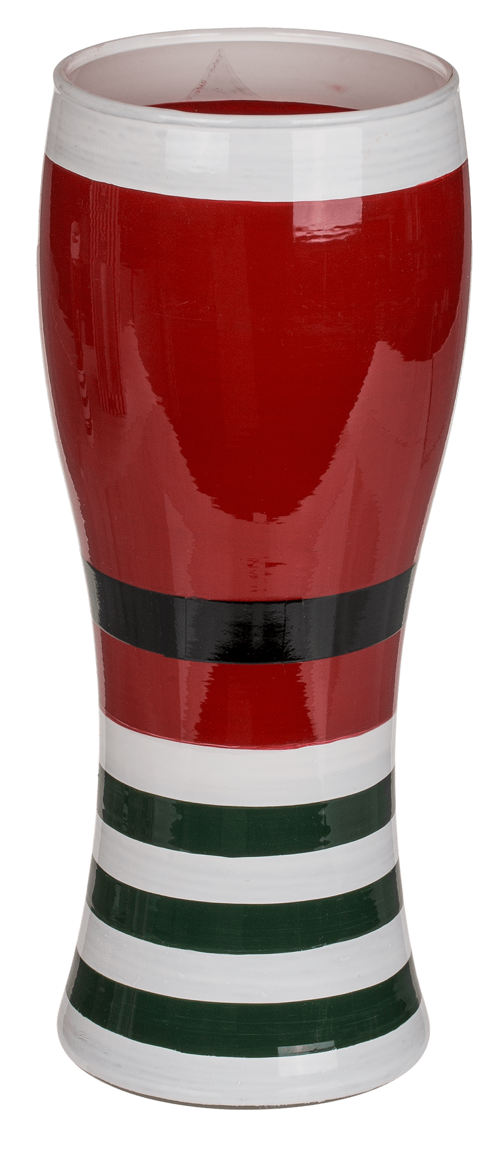 Beer glass, Santa Costume, for ca. 460 ml,