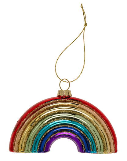 Glass pendant for the Christmas tree, Pride,