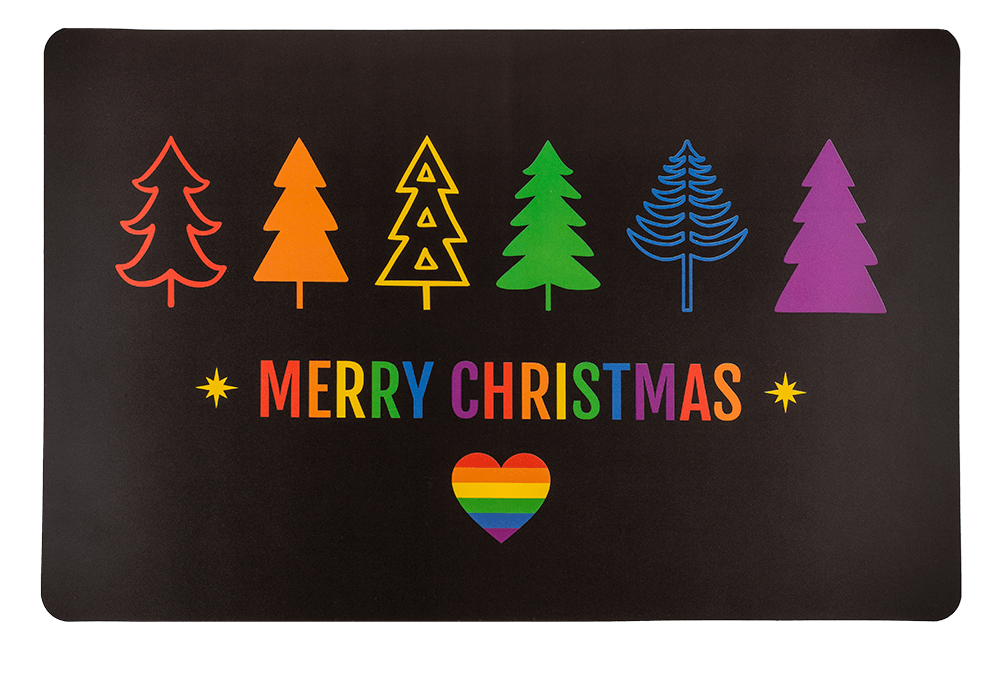 Polypropylen placemat, Pride Christmas,