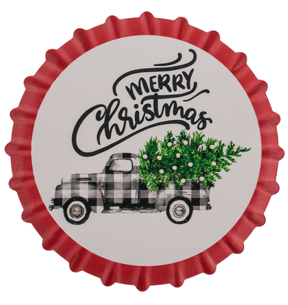 Coaster, Christmas, D: ca. 11 cm,