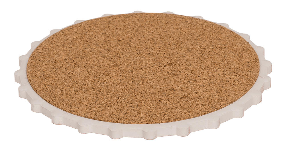 Coaster, Christmas, D: ca. 11 cm,