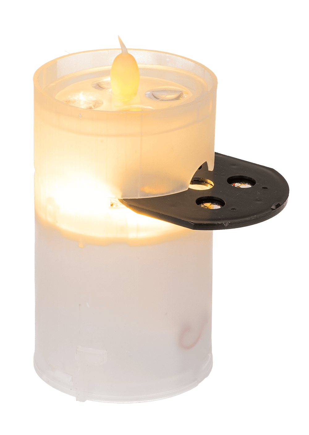 LED candle projector, Christmas, 8 x 15 cm,