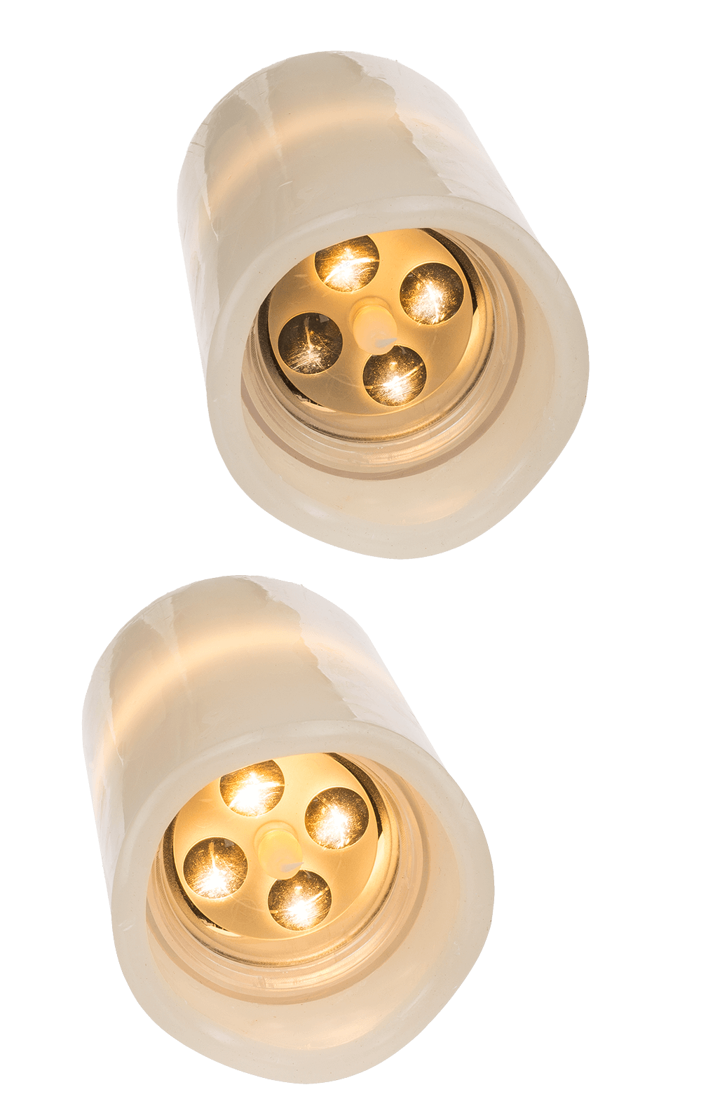 LED candle projector, Christmas, 8 x 15 cm,