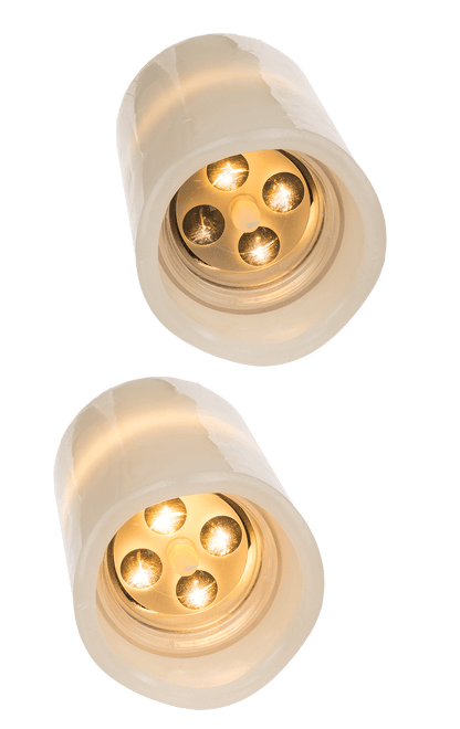 LED candle projector, Christmas, 8 x 15 cm,