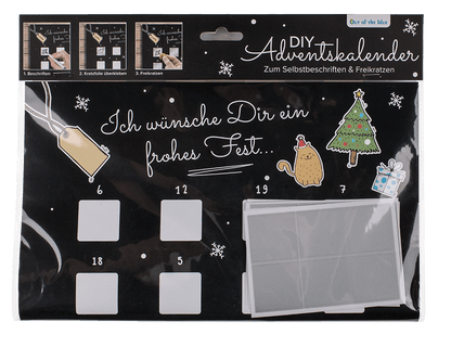 Scratch advent calendar, ca, 52 x 30 cm,