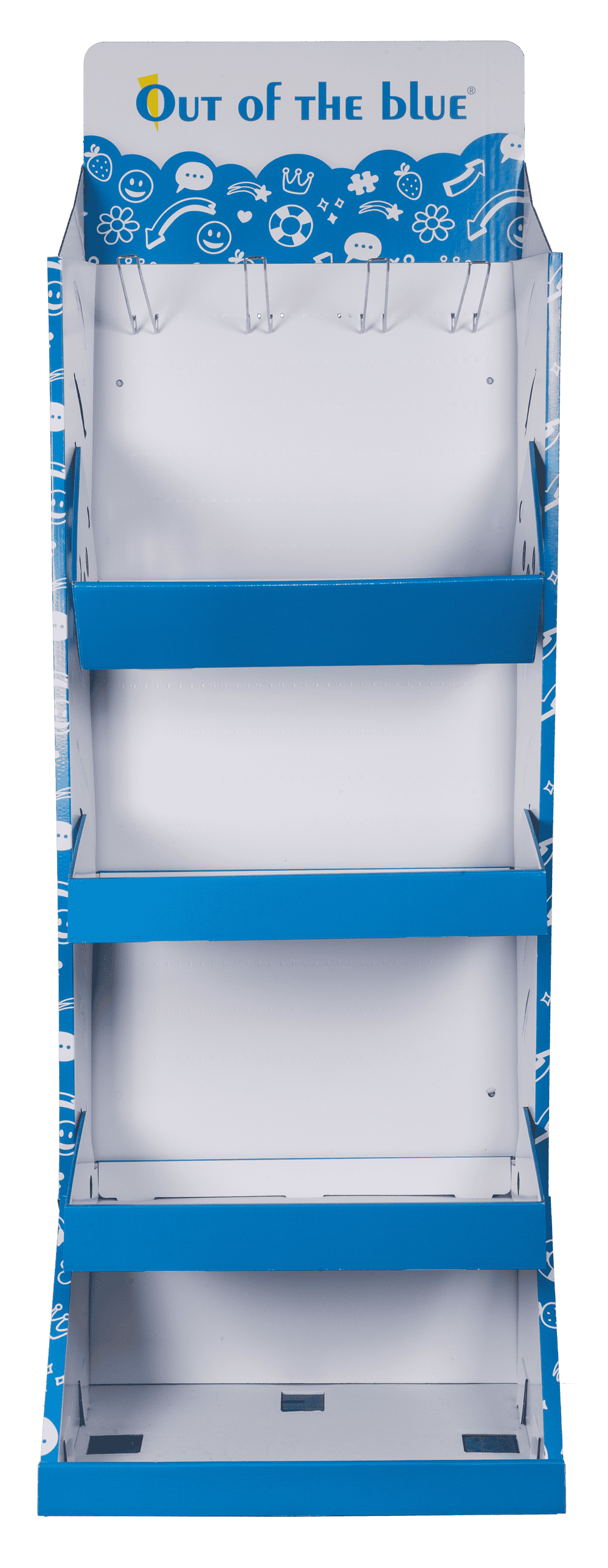 Floor display set, dims (mounted) 1800x600x400mm,