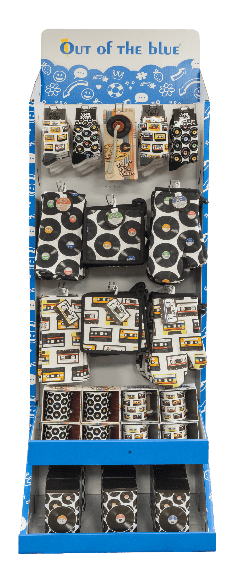 OOTB floor display, RETRO MUSIC,