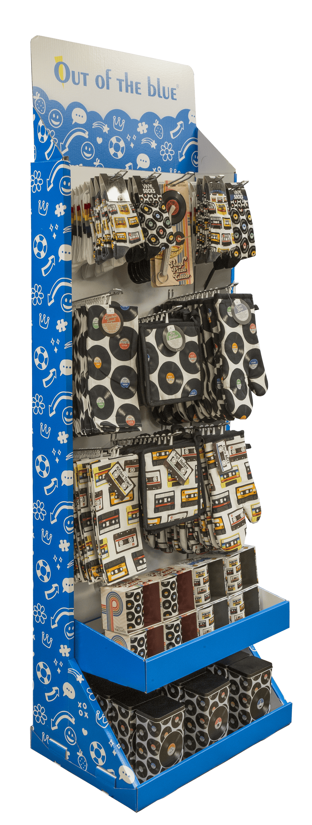 OOTB floor display, RETRO MUSIC,