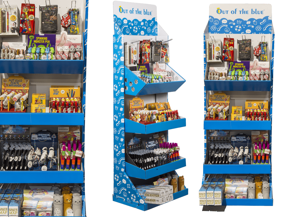 OOTB floor display, Back to school,