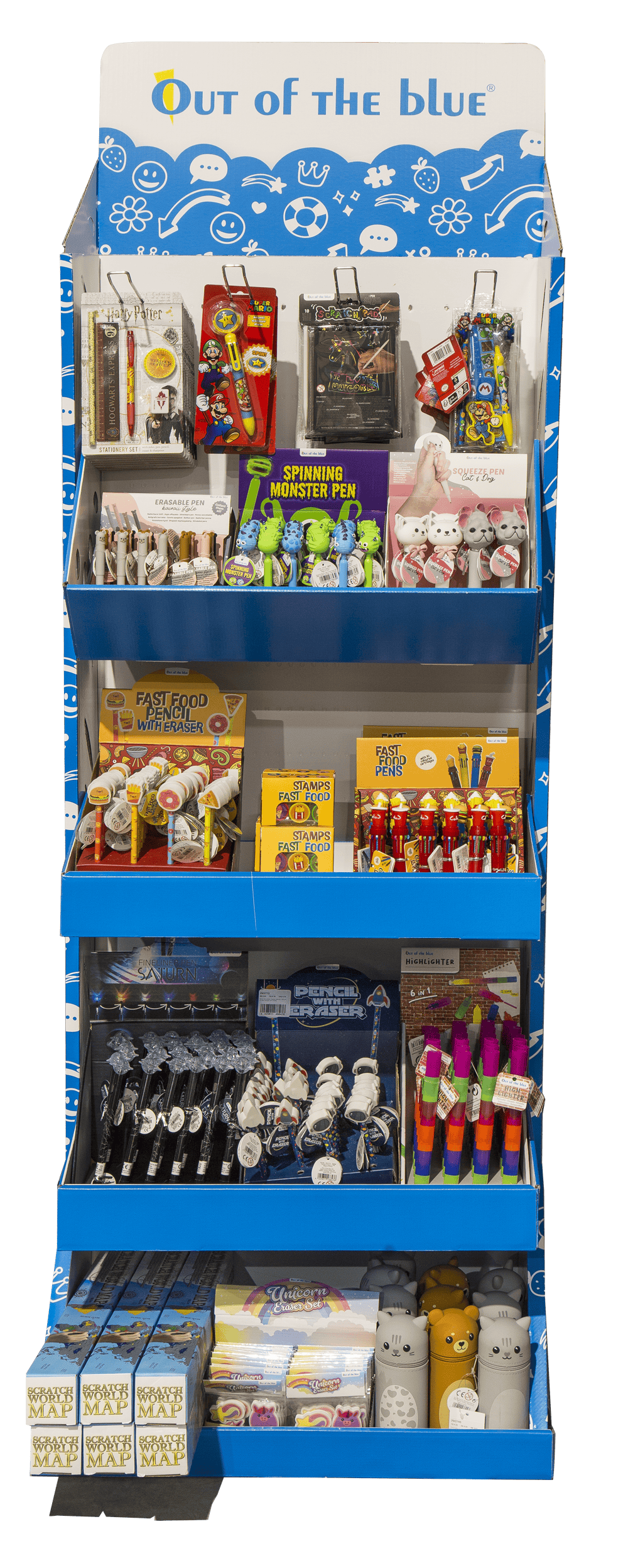 OOTB floor display, Back to school,