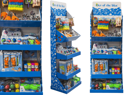 OOTB floor display, Summer/holiday,