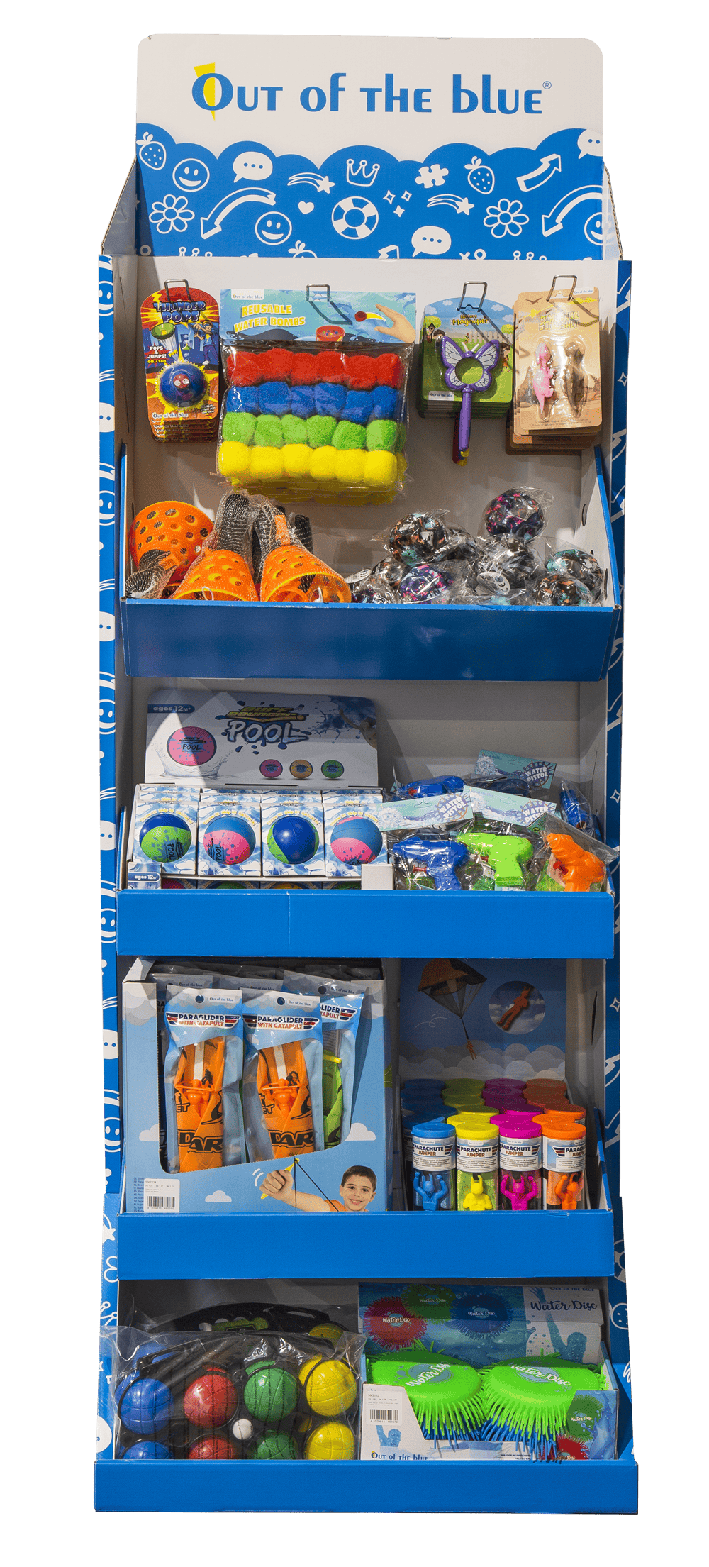 OOTB floor display, Summer/holiday,