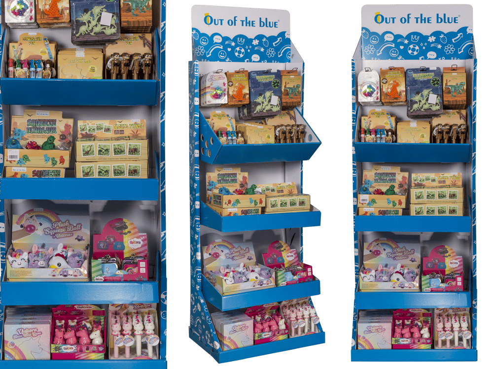 OOTB floor display, Dinosaur & Unicorn,