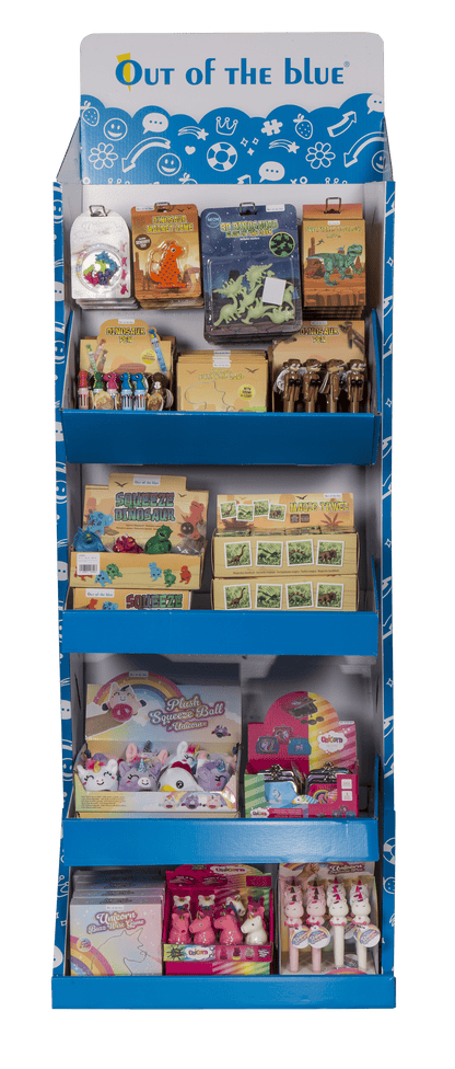 OOTB floor display, Dinosaur & Unicorn,