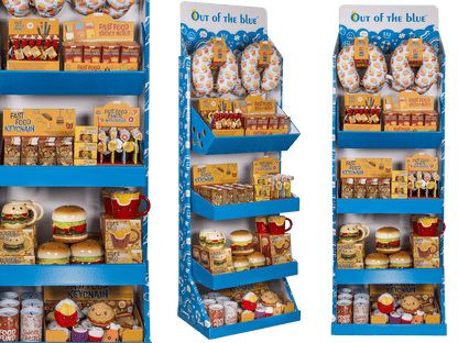 OOTB floor display, Fast Food,