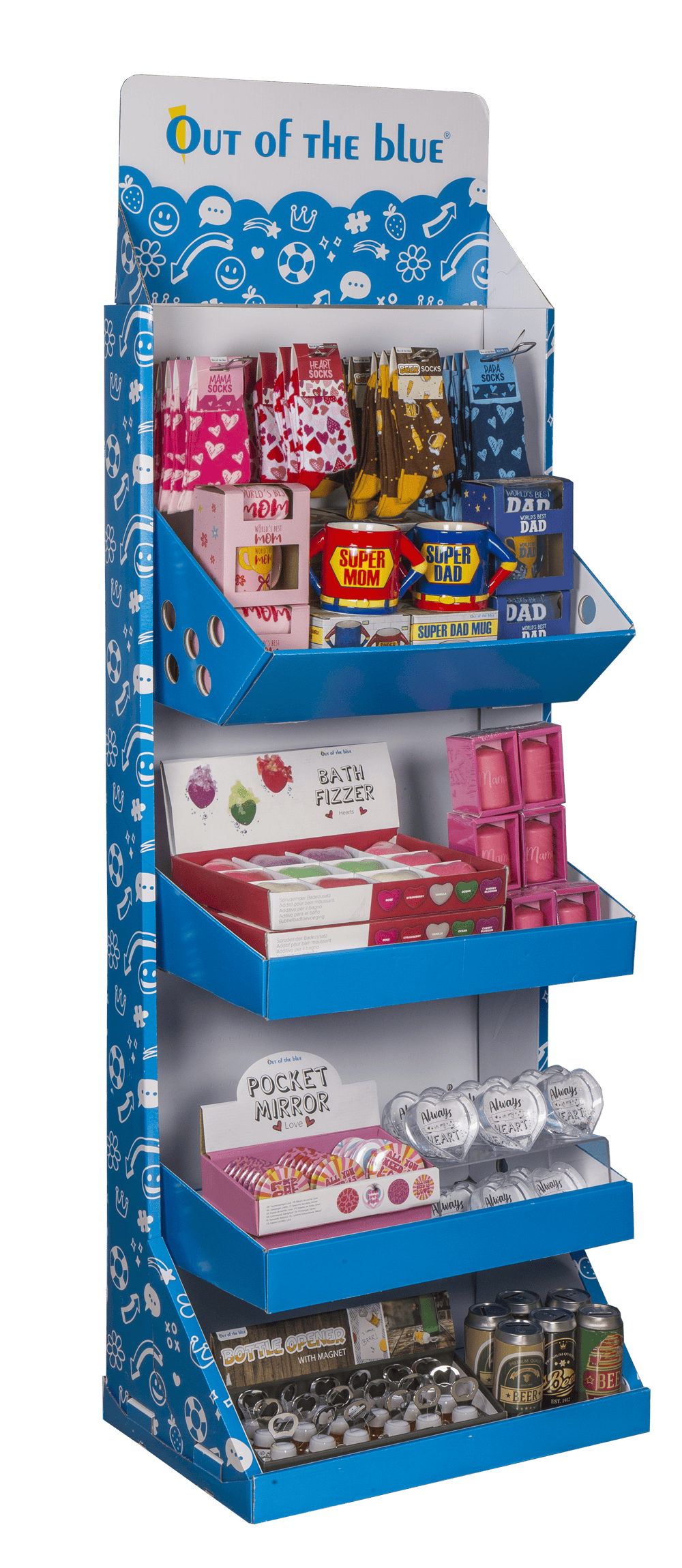 OOTB floor display, Mother's day/father's day